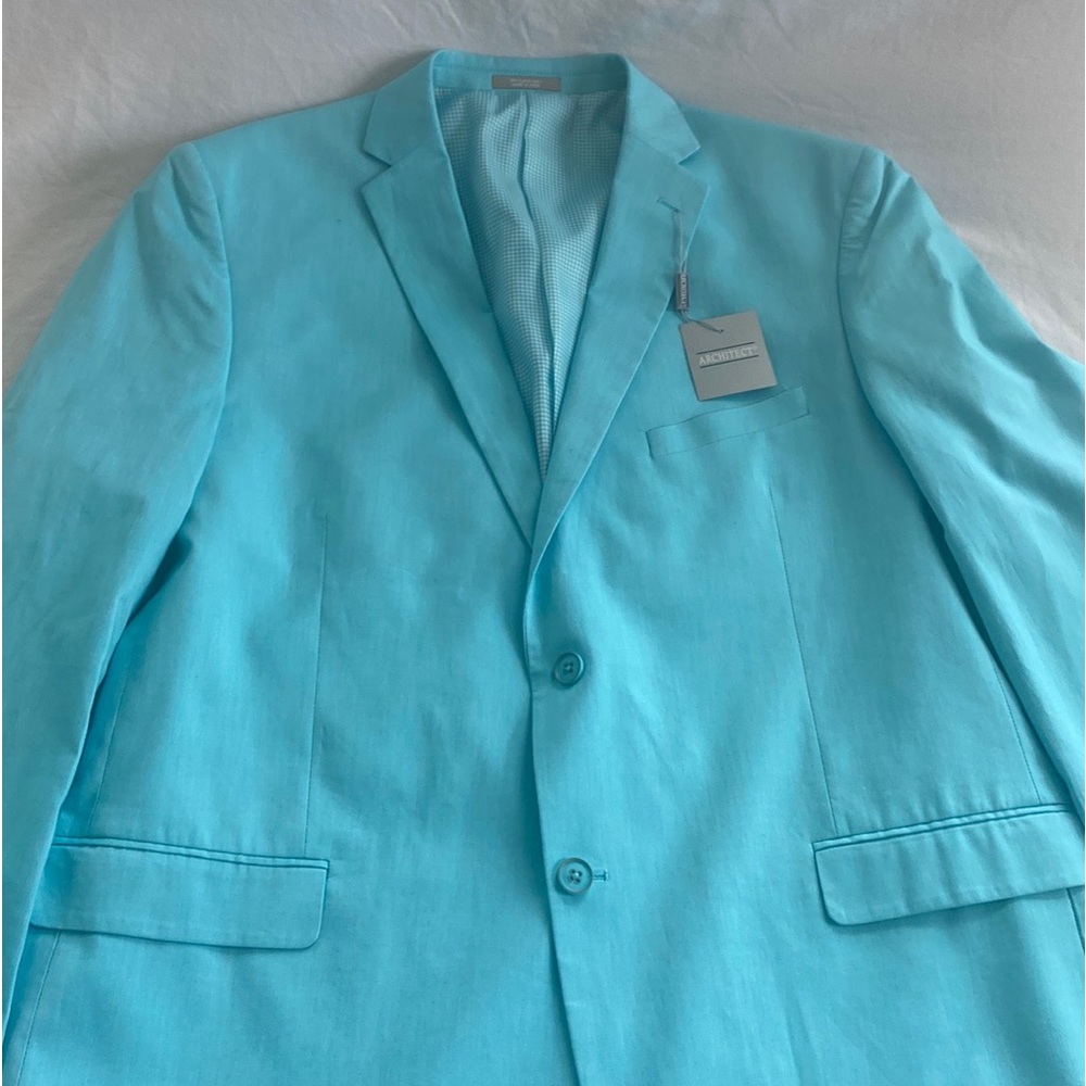 Architect Blazer, 48 long, Turquoise